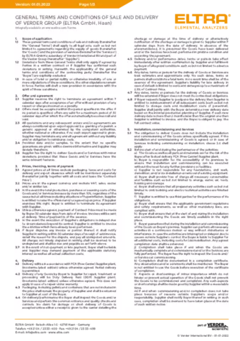 Terms and conditions