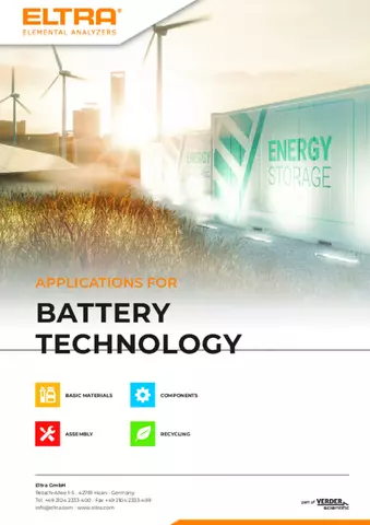 Applications for Battery Technology