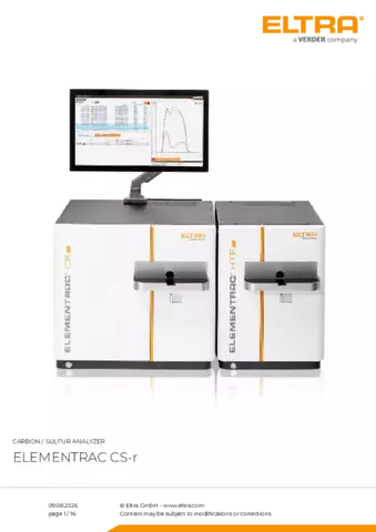 Product data sheet CS-r